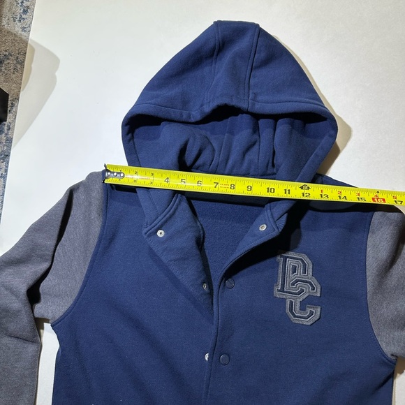DC Navy and Charcoal Hooded Jacket - Picture 5 of 6